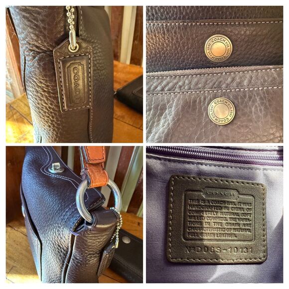 Coach Chelsea Shoulder Bag & Wallet Set (Brown Pebbled Leather, 2006) - Picture 10 of 10